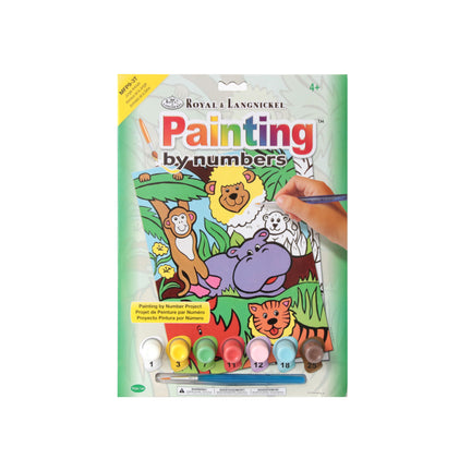 My First Painting by Numbers Kit - Jungle Animals