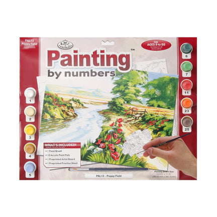 Paint by Numbers — Poppy Field
