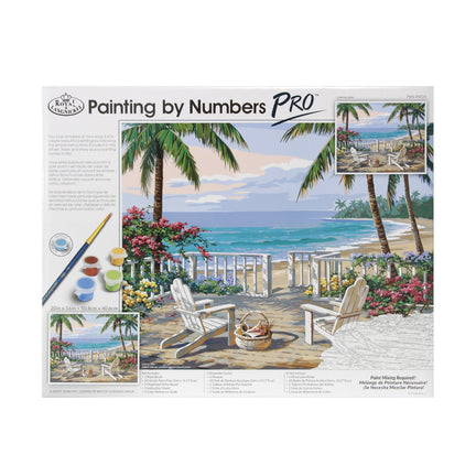 Painting by Numbers Pro - Chairs by the Ocean