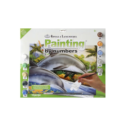 Junior Paint by Numbers – Dolphin Island, Junior