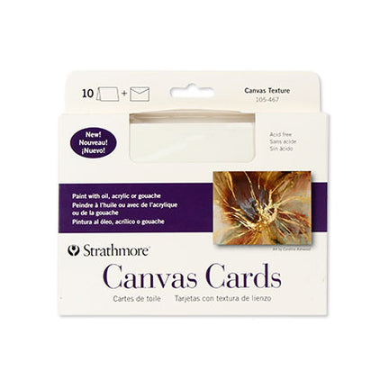 Package of 10 Canvas Cards 5" x 7"