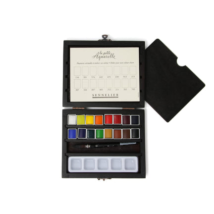 16 Half-Pan Watercolour Box
