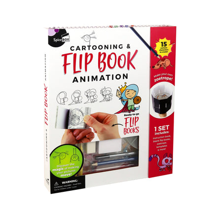 Cartooning & Flip Book Animation Kit