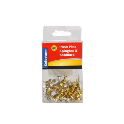Push Pins — Gold & Silver