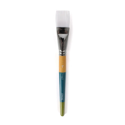 Snap! Paintbrush – Flat Stroke 1 in., White Synthetic