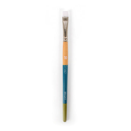 Snap! Paintbrush – Bright, White Synthetic