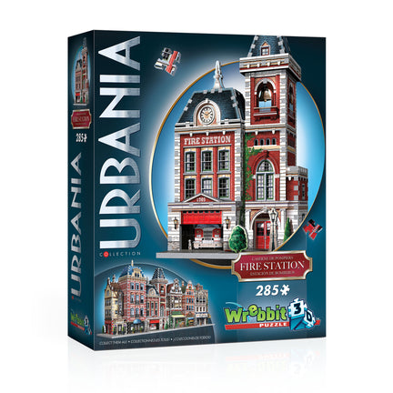 285-Piece 3D Puzzle - "Fire Station", Urbania Collection