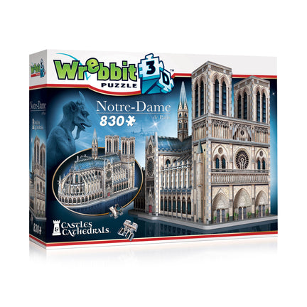 830-Piece 3D Puzzle - "Notre-Dame de Paris"