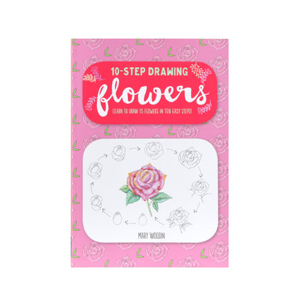 Ten-Step Drawing Flowers – English book