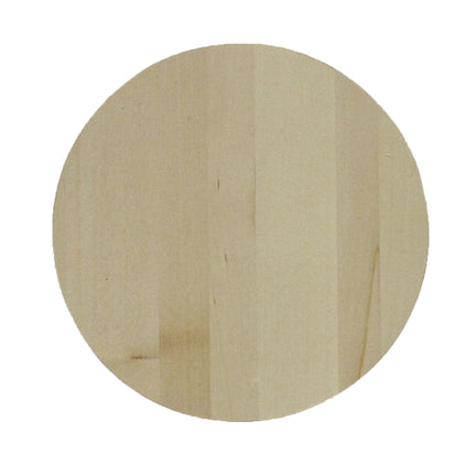 Basswood Circle Panel - 8 in