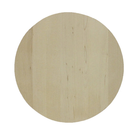 Basswood Circle Panel - 12 in