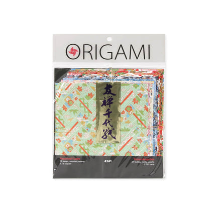 Authentic Origami Paper — Yuzen, 12 Assorted Sheets